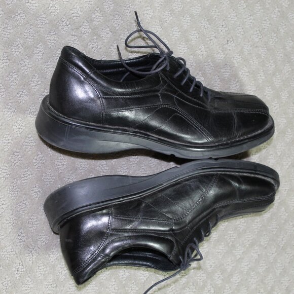 Venturini for Men Size 10M Chivas Black Lace Up Dress Loafers - Picture 4 of 6